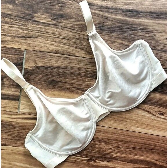Soma Unbelievable Minimizer Bra Size 38D Pale Sand Unlined Underwire Balconett - Picture 1 of 7